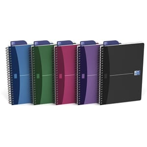 NOTATBOK OXFORD URBAN A5 LINJER ASS FRG