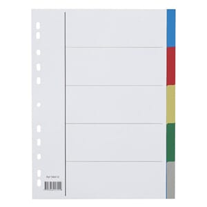 SKILLEBLAD A4 PP 5-DELT 5 FARGER