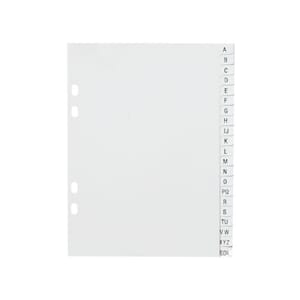 REGISTER A5 PP A-Å HVIT