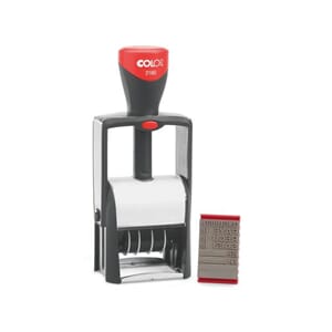 STEMPEL COLOP DATO 8 FASTE TEKSTER