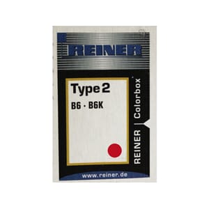 STEMPELPUTE REINER F/NUMMERATØR RØD