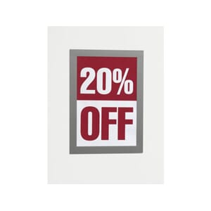 RAMME DURAFRAME A5 MAGNET SØLV (2)