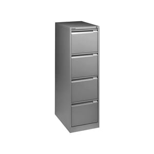 HENGEMAPPESKAP BISLEY 4SK A4 SØLV