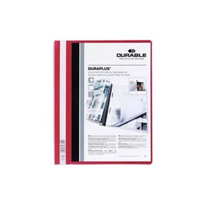 HURTIGHEFTER DURAPLUS A4 SPILE INNST RØD