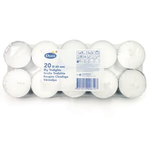 TELYS DUNI 60MM 10T BRENNTID HVIT (20)