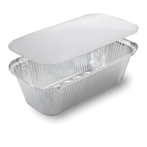 ALUMINIUMSFORM M/LOKK REKT 1500ML (50)