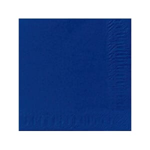SERVIETT DUNI 3L 33CM MØRK BLÅ (125)