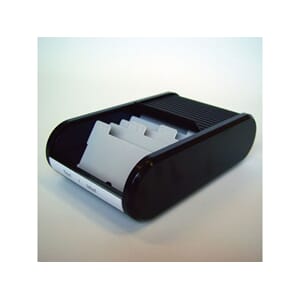 VISITTKORTBOKS HELIT SORT