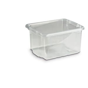 OPPBEVARINGSBOKS 15L TRANSPARENT