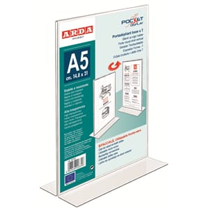 SKILTHOLDER A5 T-FOT