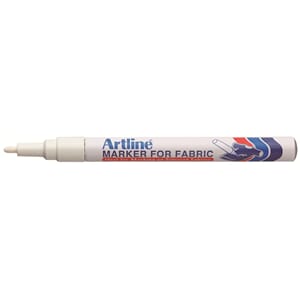 ARTLINE EKC-1 TEKSTILMERKEPENN HVIT