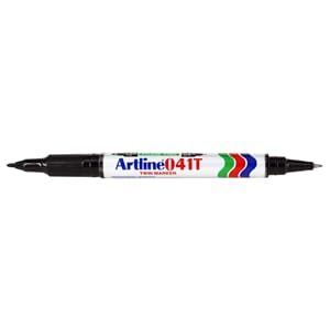 ARTLINE 041T MERKEPENN 2-I-1 SORT