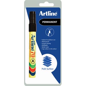 ARTLINE 70 PERMANENT MERKEPENN 1-BLISTER SORT
