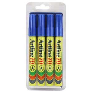 ARTLINE 70 MERKEPENN 4-PAKK BLISTER BLÅ