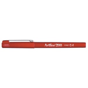 FINELINER ARTLINE 200 FINE 0,4 RØD