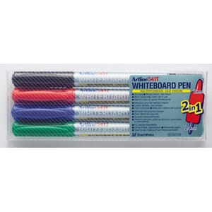 ARTLINE WHITEBOARDPENN 541T 2I1 SETT MED 4 FARGER