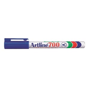ARTLINE 700 MERKEPENN PERMANENT RUND 0,7MM SPISS BLÅ