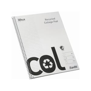 SPIRALBOK BANTEX RESIRK A4 140S 70G LINJ