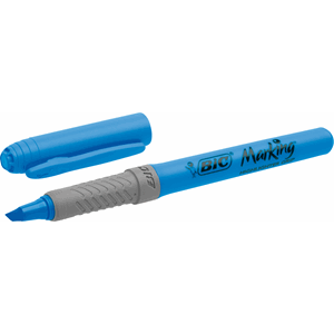 Tekstmarker Bic Highlighter Grip blå