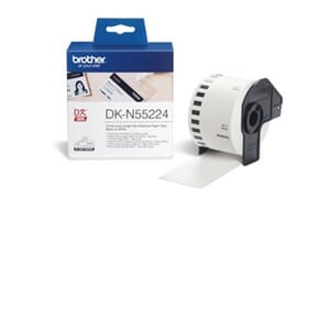 BROTHER ETIKETTRULL I PAPIR UTEN LIM I LØPENDE LENGDE, 54MM