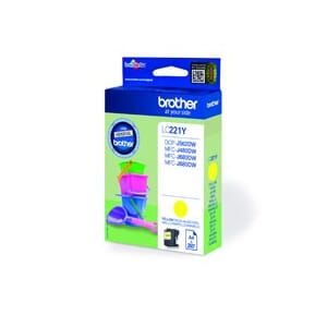 LC221Y INK CARTRIDGE YELLOW