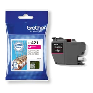 LC421M MAGENTA INK CARTRIDGE 200 PAGE
