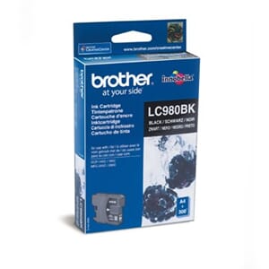 LC980BK INK CARTRIDGE BLACK 300 PAGES