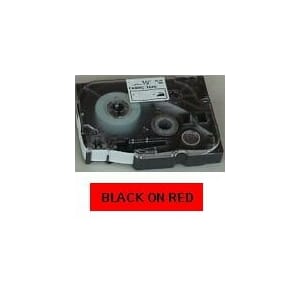 BROTHER TZE TAPE  9MMX8M BLACK/RED