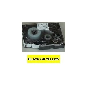 BROTHER TZE TAPE 6MMX8M BLACK/YELLOW