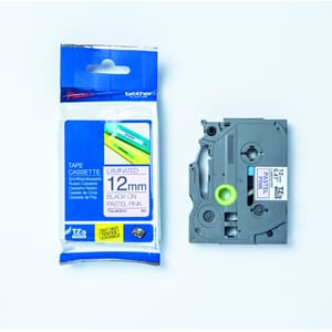 BROTHER TZEM TAPE 12MM X 4M PINK