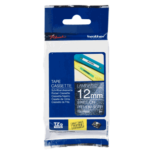 BROTHER TZE TAPE TZEPR935 12MM X 8M HVIT PÅ SØLV