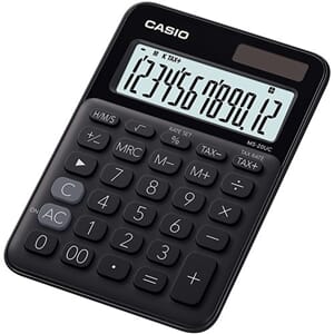 CASIO CALCULATOR MS-20UC BLACK