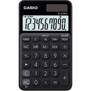 CASIO CALCULATOR SL-310UC BLACK