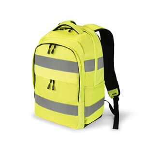DICOTA RYGGSEKK HI-VIS 25 LITER, GUL