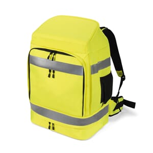 DICOTA RYGGSEKK HI-VIS 65 LITER, GUL