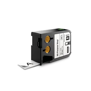 DYMO TAPE XTL 24MMX7M ALL-PURPOSE VINYL SORT/HVIT