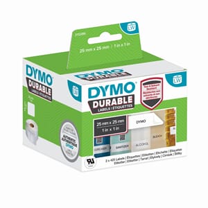 DYMO LABELWRITER DURABLE SQUARE MULTI-PURPOSE 25MM X 25MM