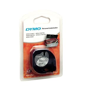 DYMO TAPE METALLIC, SØLV