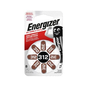 BATTERI ENERGIZER HØREAPPARAT ZA 312 (8)