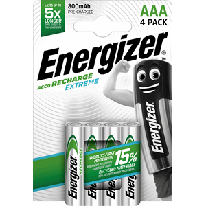 BATTERI ENERGIZER EXTREME AAA/NH12 (4)