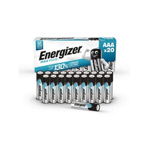 BATTERI ENERGIZER MAX PLUS AAA (20)