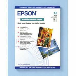 EPSON ARKIVPAPIR A3 MATT (50)