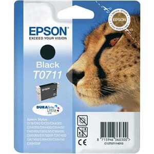 T0711 BLACK INK CARTRIDGE 7,4 ML