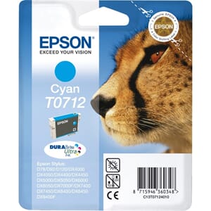 T0712 CYAN INK CARTRIDGE 5,5 ML