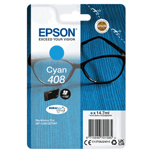 EPSON 408 CYAN INK CARTRIDGE