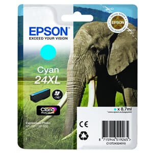 T2432 CYAN INK CARTRIDGE 24XL