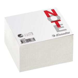 ESSELTE NOTATBLOKK 10X10 CM ULINJERT 500 ARK,