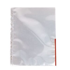 SIGNALLOMME ESSELTE A4 KANT RØD (100)