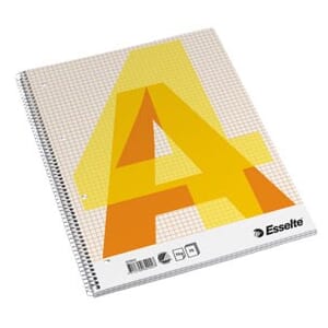 ESSELTE KOLLEGIEBLOKK A4 RUTETE 70G/70 ARK