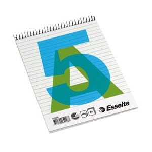 ESSELTE SPIRALBLOKK (TOPP) A5 LINJERT 60G/80 ARK
